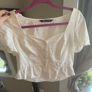 Zara White Top